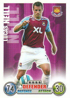 Lucas Neill West Ham United 2007/08 Topps Match Attax #293